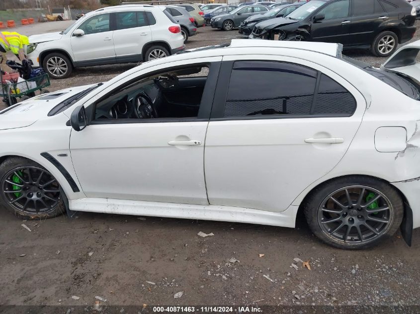 2014 Mitsubishi Lancer Evolution Gsr VIN: JA32W8FV5EU012572 Lot: 40871463