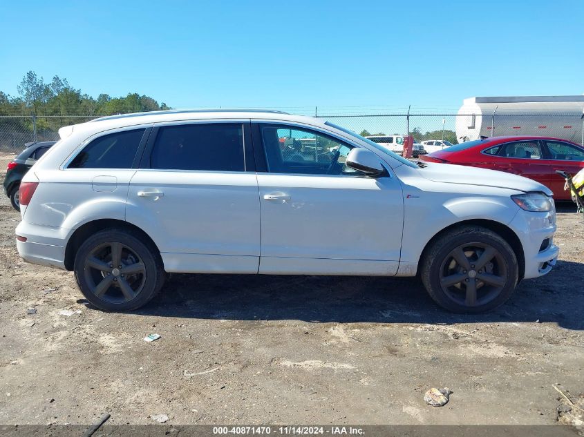 2013 Audi Q7 3.0T S Line Prestige VIN: WA1DGAFE4DD013686 Lot: 40871470