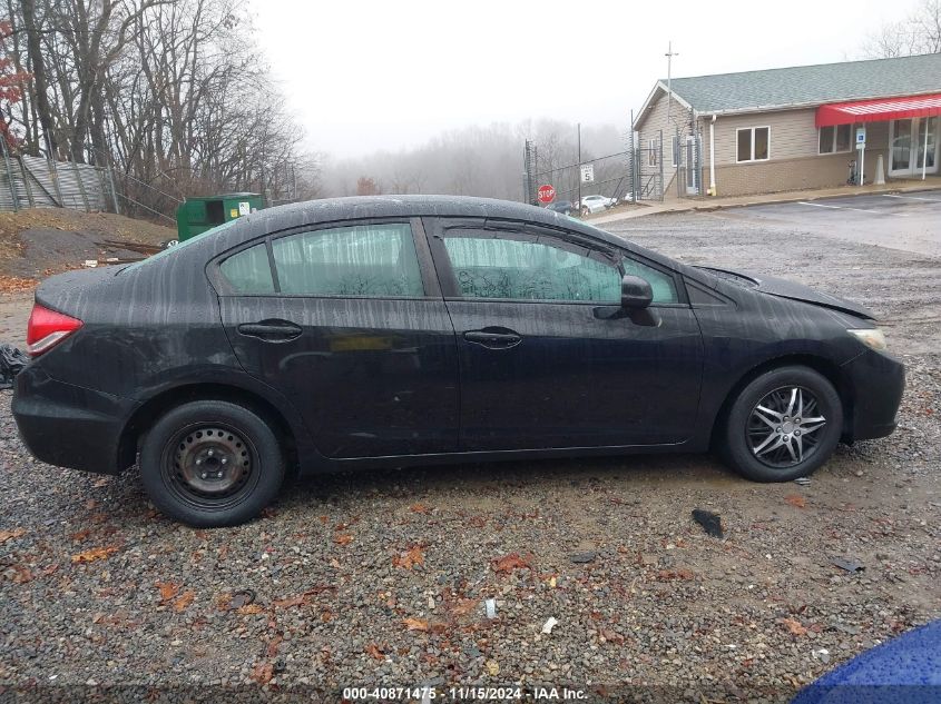 2013 Honda Civic Lx VIN: 19XFB2F58DE245807 Lot: 40871475