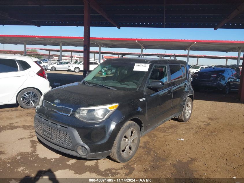 VIN KNDJN2A27F7800490 2015 KIA Soul no.2