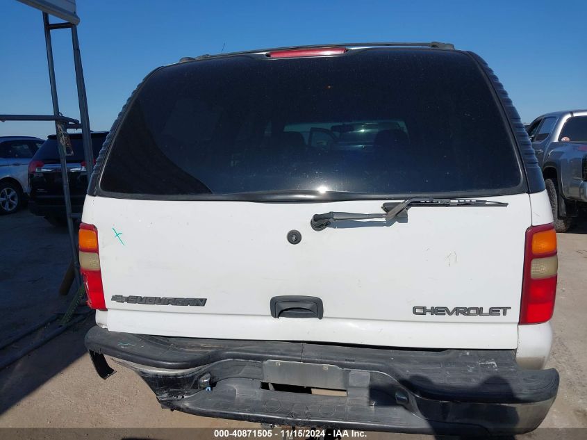 2001 Chevrolet Suburban 1500 Ls VIN: 3GNEC16T61G279303 Lot: 40871505