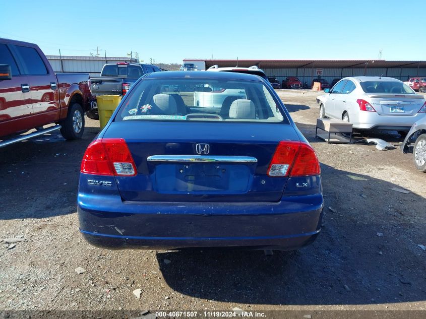 2003 Honda Civic Lx VIN: 1HGES16563L002414 Lot: 40871507