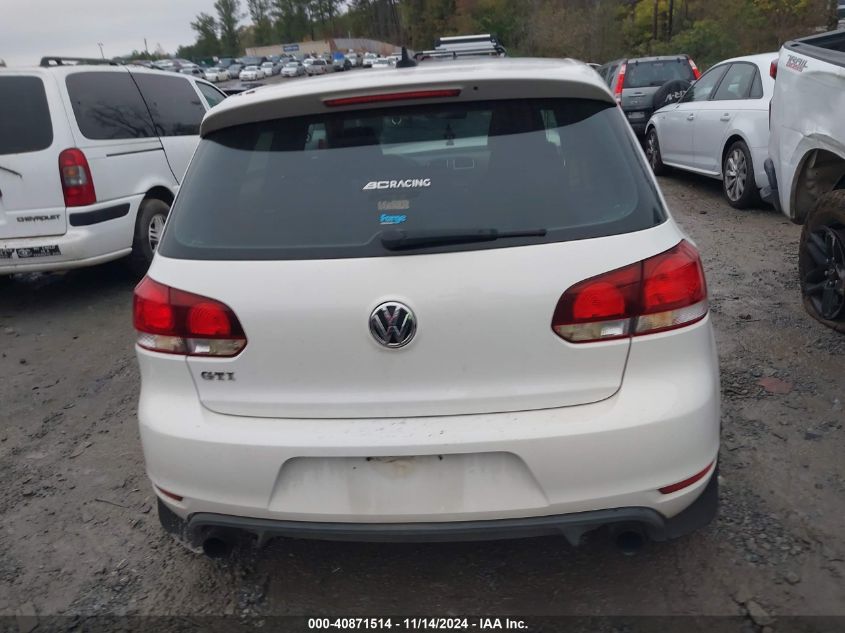 2012 Volkswagen Gti 2-Door VIN: WVWEV7AJ7CW267158 Lot: 40871514