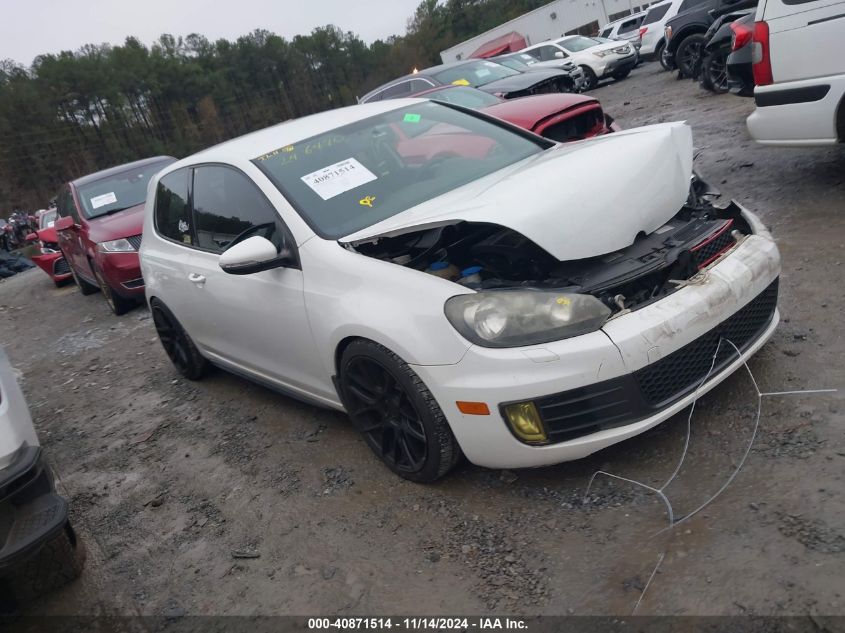 2012 Volkswagen Gti 2-Door VIN: WVWEV7AJ7CW267158 Lot: 40871514