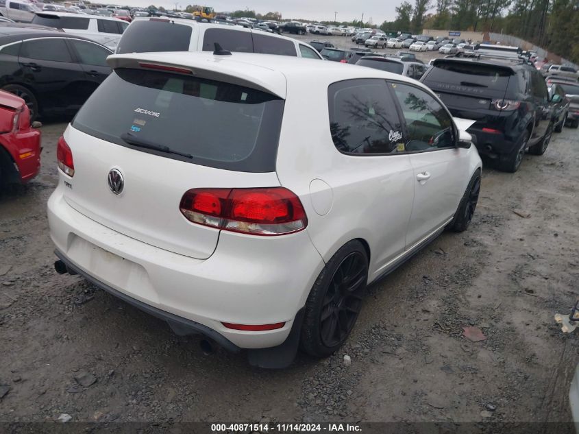 2012 Volkswagen Gti 2-Door VIN: WVWEV7AJ7CW267158 Lot: 40871514