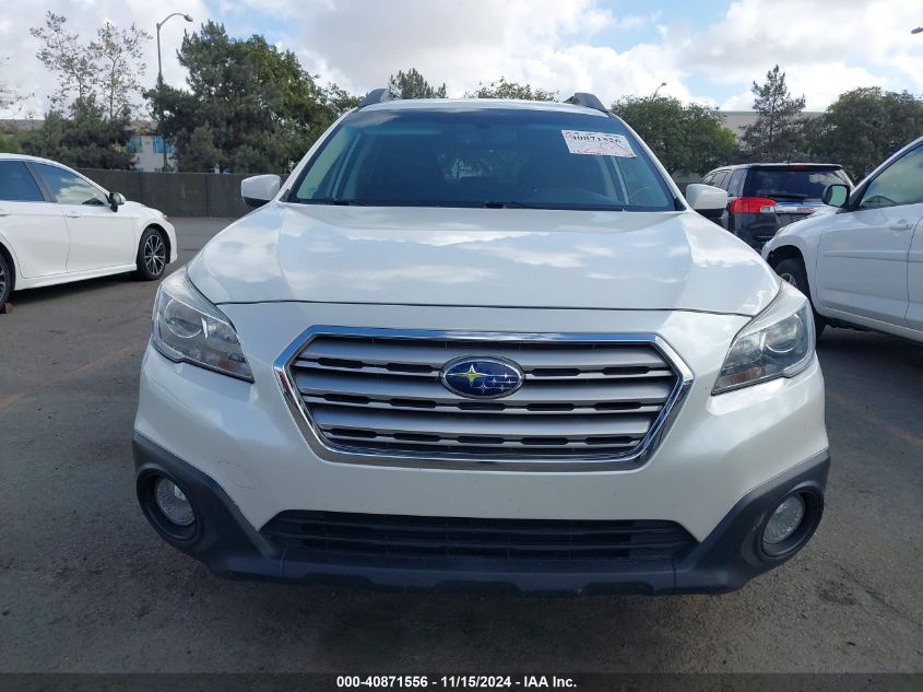 2017 Subaru Outback 2.5I Premium VIN: 4S4BSACC1H3306404 Lot: 40871556