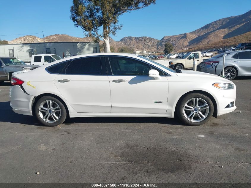 2016 FORD FUSION ENERGI TITANIUM - 3FA6P0SU2GR241581