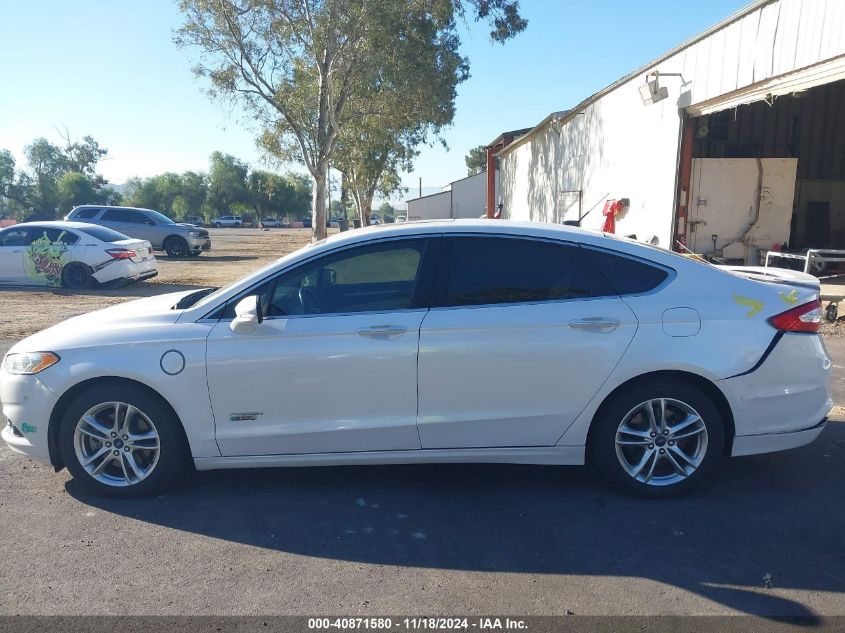 2016 FORD FUSION ENERGI TITANIUM - 3FA6P0SU2GR241581