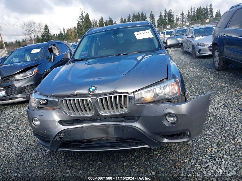 2016 BMW X3 XDRIVE28I - 5UXWX9C55G0D82894