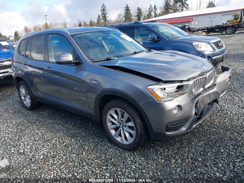 2016 BMW X3 XDRIVE28I - 5UXWX9C55G0D82894