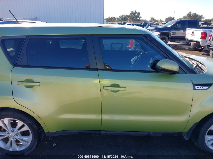 2015 Kia Soul + VIN: KNDJP3A51F7788282 Lot: 40871600