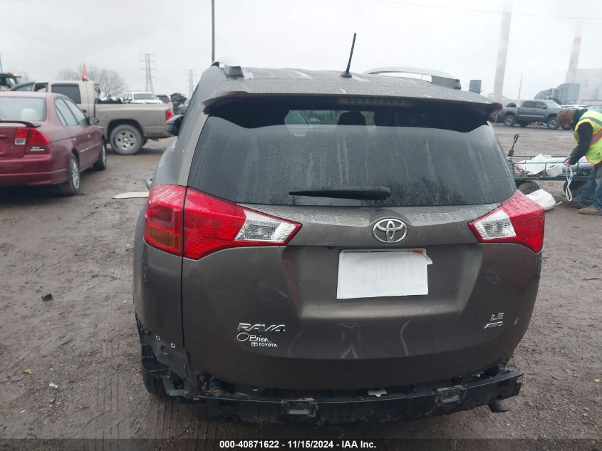 2015 Toyota Rav4 Le VIN: JTMBFREVXFD169363 Lot: 40871622