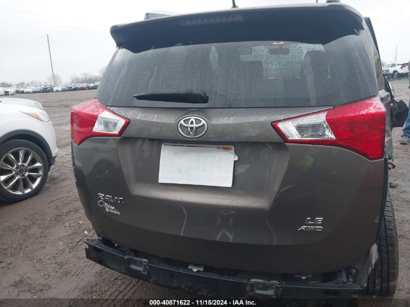 2015 Toyota Rav4 Le VIN: JTMBFREVXFD169363 Lot: 40871622