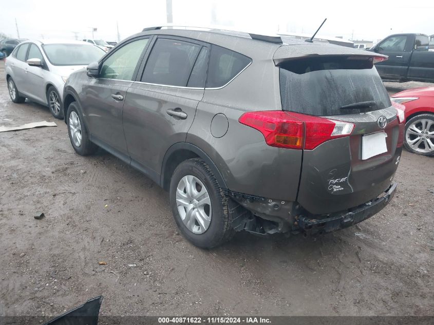 2015 Toyota Rav4 Le VIN: JTMBFREVXFD169363 Lot: 40871622