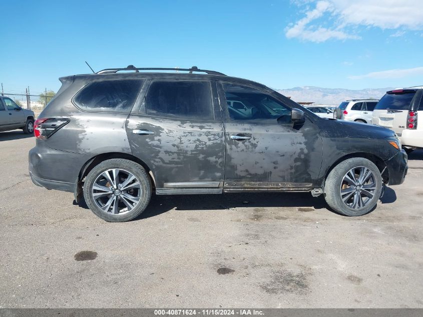 2017 Nissan Pathfinder Platinum VIN: 5N1DR2MN9HC680365 Lot: 40871624