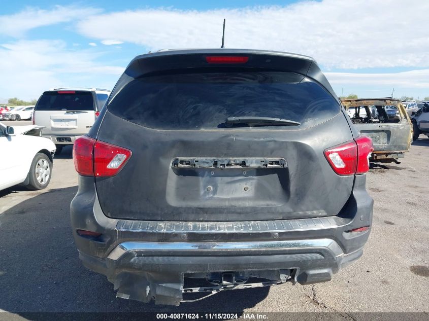 2017 Nissan Pathfinder Platinum VIN: 5N1DR2MN9HC680365 Lot: 40871624