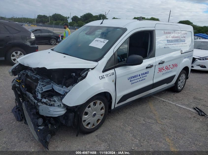 2019 Ford Transit Connect Xlt VIN: NM0LS7F2XK1393122 Lot: 40871658