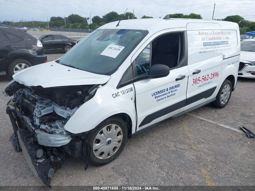 2019 Ford Transit Connect Xlt VIN: NM0LS7F2XK1393122 Lot: 40871658