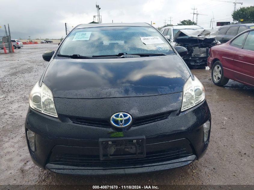 2014 Toyota Prius Two VIN: JTDKN3DU7E1826726 Lot: 40871670