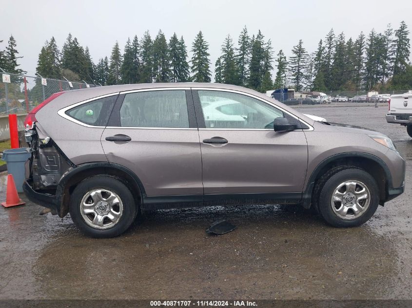 2013 Honda Cr-V Lx VIN: 5J6RM4H38DL032162 Lot: 40871707