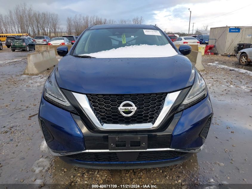 2020 Nissan Murano S Intelligent Awd VIN: 5N1AZ2ASXLN115598 Lot: 40871709