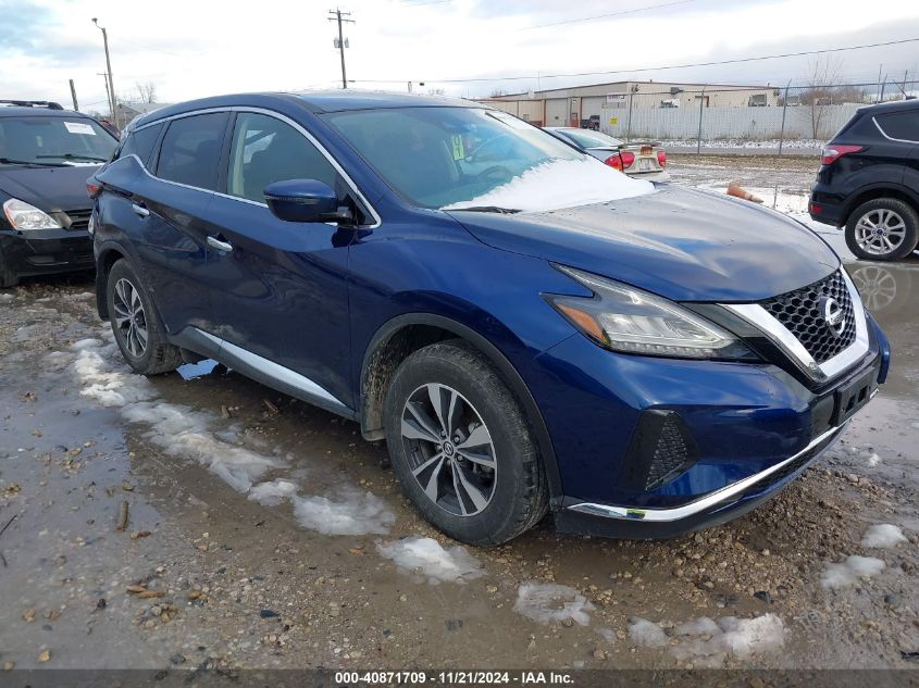 2020 Nissan Murano S Intelligent Awd VIN: 5N1AZ2ASXLN115598 Lot: 40871709