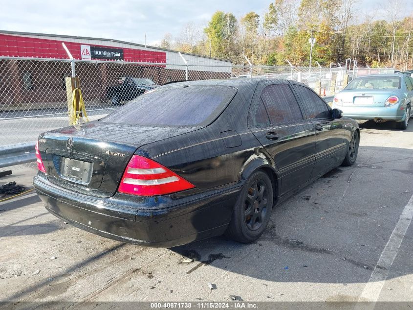 2002 Mercedes-Benz S 430 VIN: WDBNG70J32A292628 Lot: 40871738