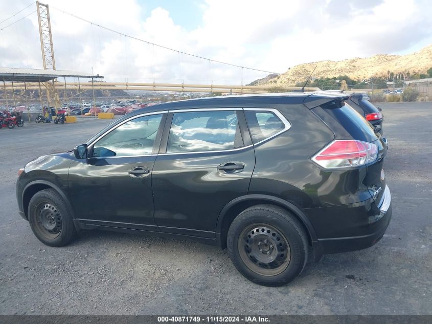 2016 Nissan Rogue S VIN: JN8AT2MT2GW022833 Lot: 40871749