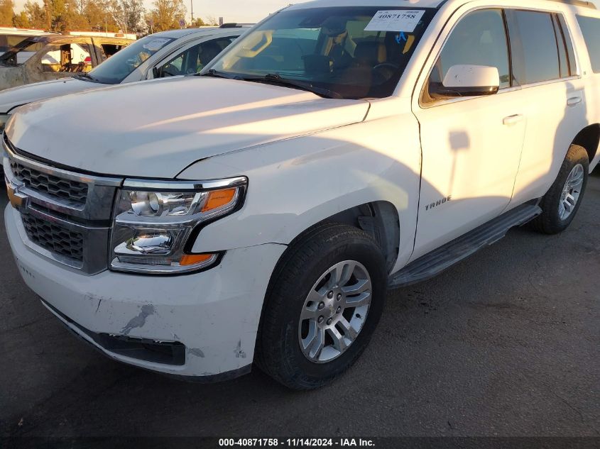 2020 Chevrolet Tahoe K1500 Lt VIN: 1GNSKBKC6LR11186 Lot: 40871758