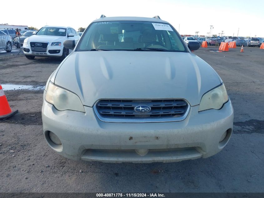 2007 Subaru Outback 2.5I Basic VIN: 4S4BP61C577334909 Lot: 40871775