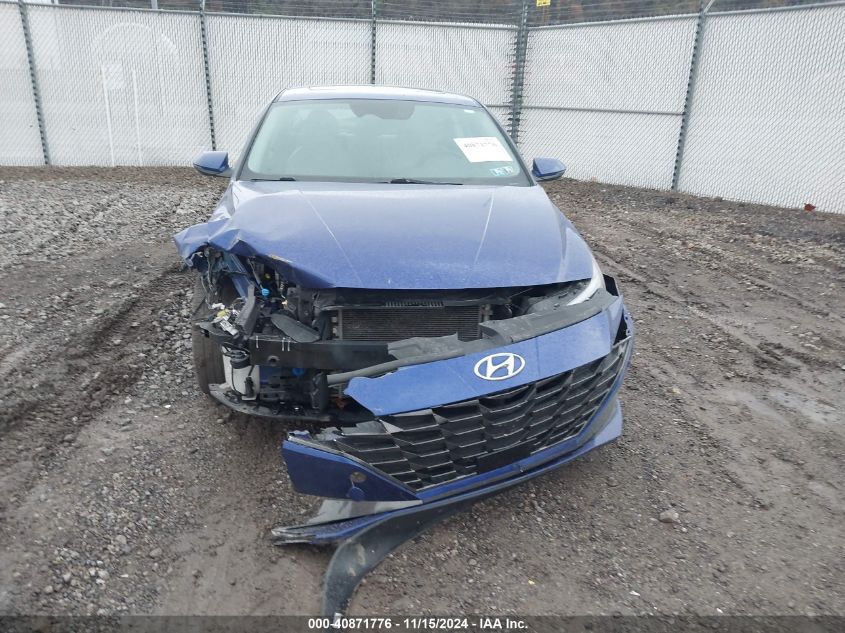 2022 Hyundai Elantra Hybrid Limited VIN: KMHLN4AJ7NU030086 Lot: 40871776