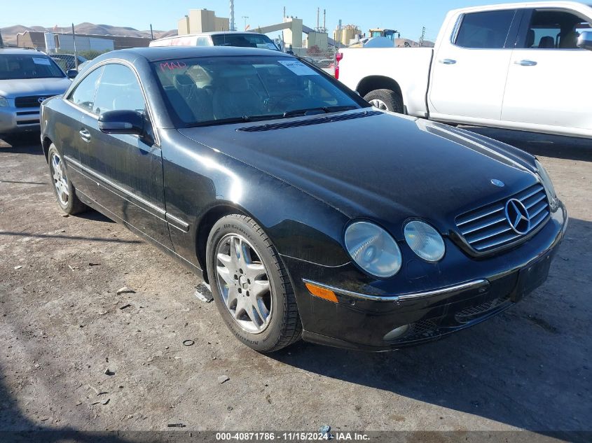 2002 Mercedes-Benz Cl 500 VIN: WDBPJ75J32A028537 Lot: 40871786