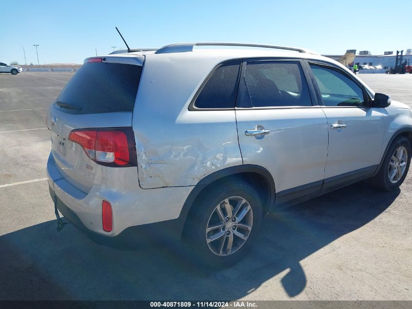 2014 Kia Sorento Lx VIN: 5XYKT4A62EG458490 Lot: 40871809