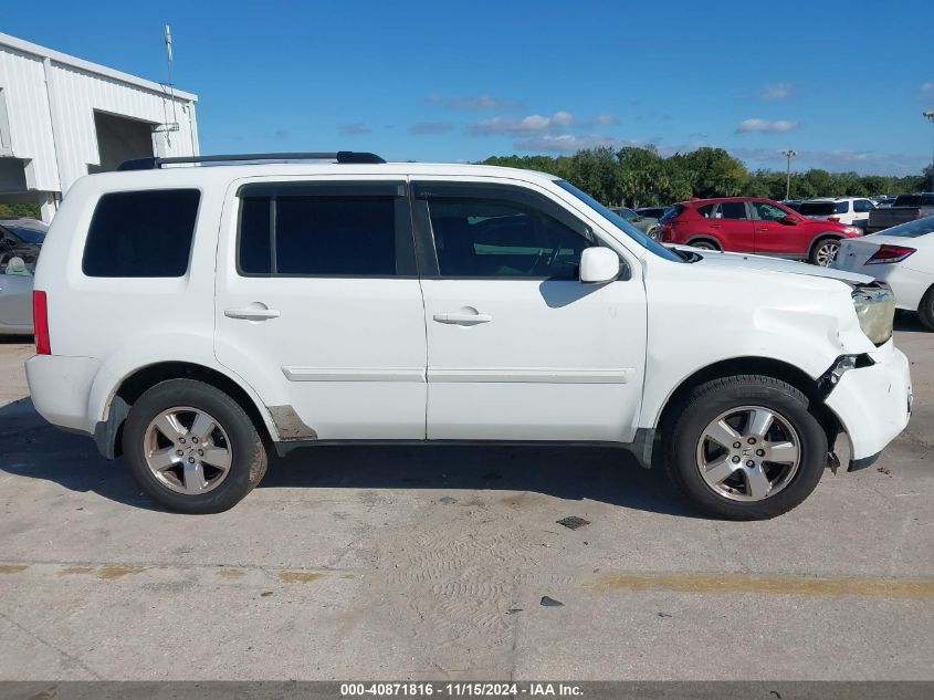 2011 Honda Pilot Ex-L VIN: 5FNYF3H59BB036275 Lot: 40871816