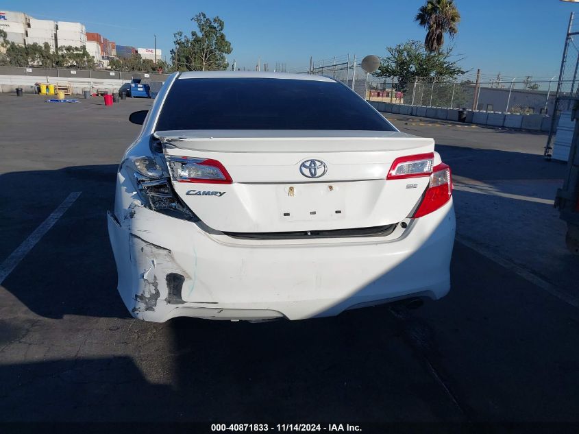 2013 Toyota Camry Se VIN: 4T1BF1FKXDU662183 Lot: 40871833