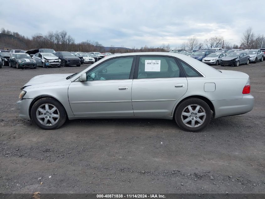 2003 Toyota Avalon Xl VIN: 4T1BF28B13U331106 Lot: 40871838