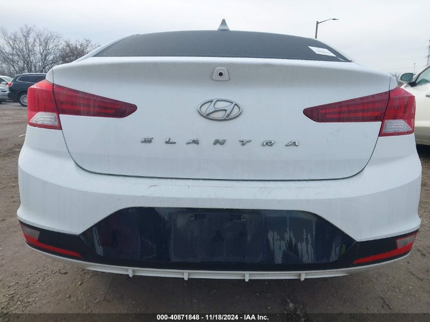 2019 Hyundai Elantra Sel VIN: 5NPD84LF7KH462482 Lot: 40871848