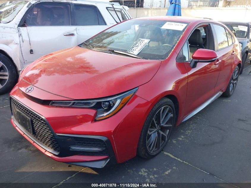 2020 TOYOTA COROLLA SE/NIGHT SHADE - 5YFS4RCE1LP048710