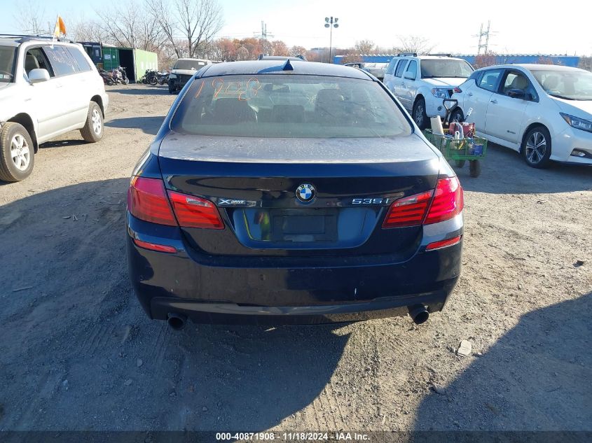 2013 BMW 535 Xi VIN: WBAFU7C59DDU77939 Lot: 40871908