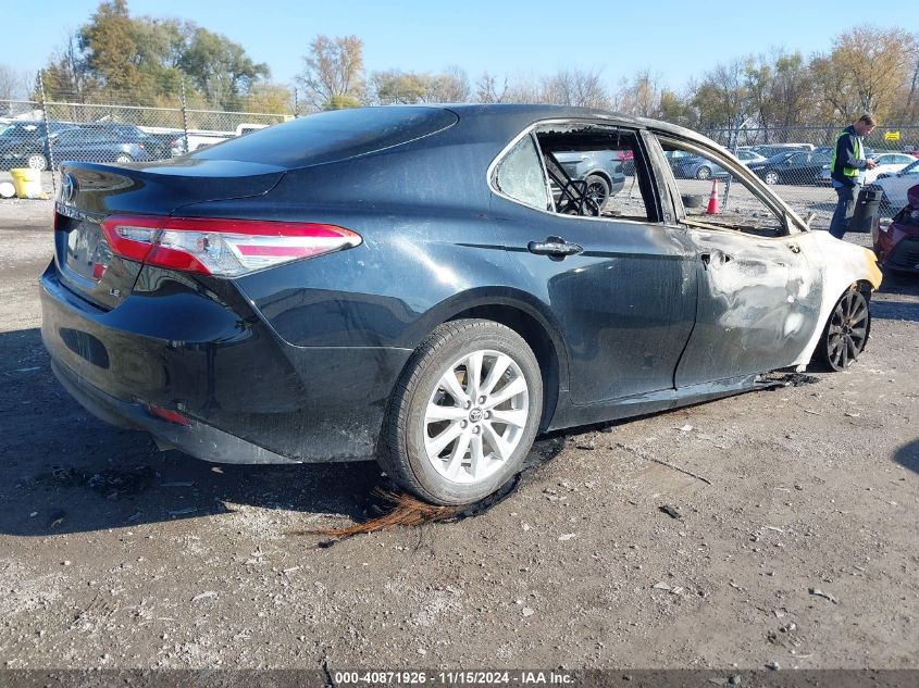 VIN JTNB11HK6J3070079 2018 Toyota Camry, LE no.4