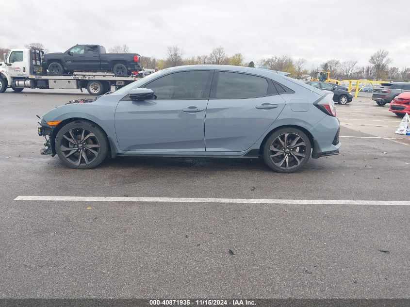 2019 Honda Civic Sport Touring VIN: SHHFK7H95KU221645 Lot: 40871935