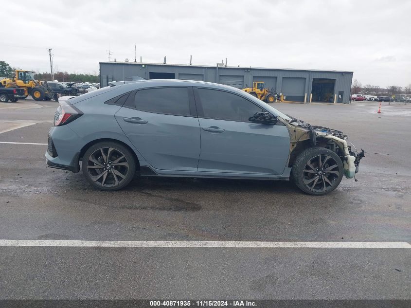 2019 Honda Civic Sport Touring VIN: SHHFK7H95KU221645 Lot: 40871935