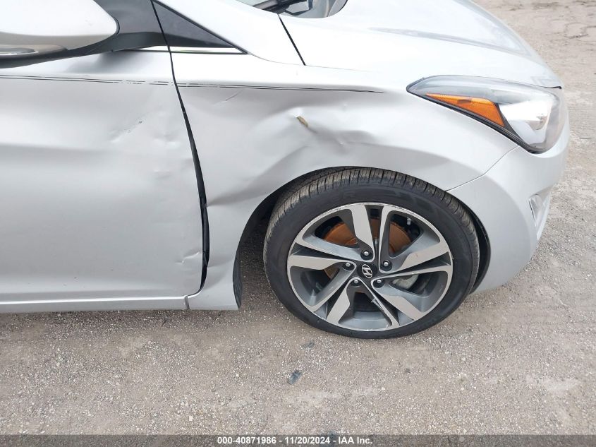 2014 Hyundai Elantra Limited VIN: KMHDH4AE6EU142070 Lot: 40871986