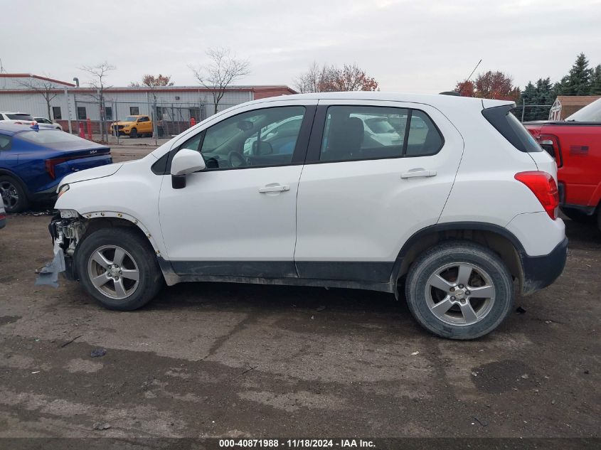 2015 Chevrolet Trax 1Ls VIN: KL7CJPSB6FB065298 Lot: 40871988