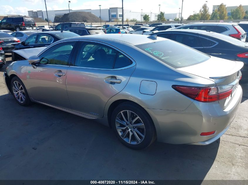 2016 Lexus Es 300H VIN: JTHBW1GG1G2101447 Lot: 40872020