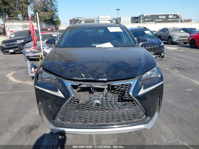 2016 Lexus Nx 200T F Sport VIN: JTJYARBZ0G2033432 Lot: 40872028