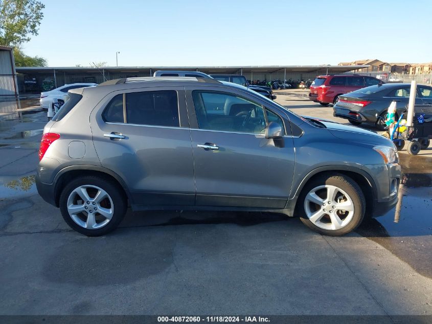 2015 Chevrolet Trax Ltz VIN: KL7CJNSB4FB150886 Lot: 40872060