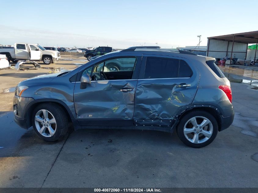 2015 Chevrolet Trax Ltz VIN: KL7CJNSB4FB150886 Lot: 40872060