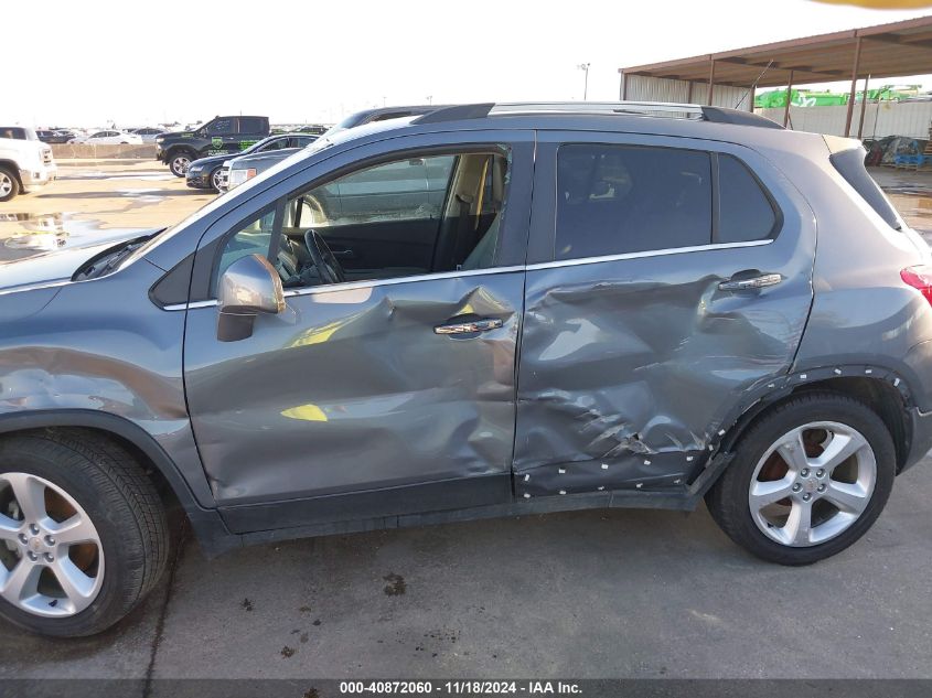 2015 Chevrolet Trax Ltz VIN: KL7CJNSB4FB150886 Lot: 40872060