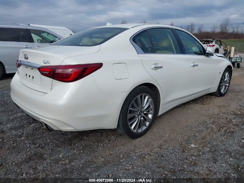 2018 Infiniti Q50 3.0T Luxe VIN: JN1EV7AR8JM445726 Lot: 40872086